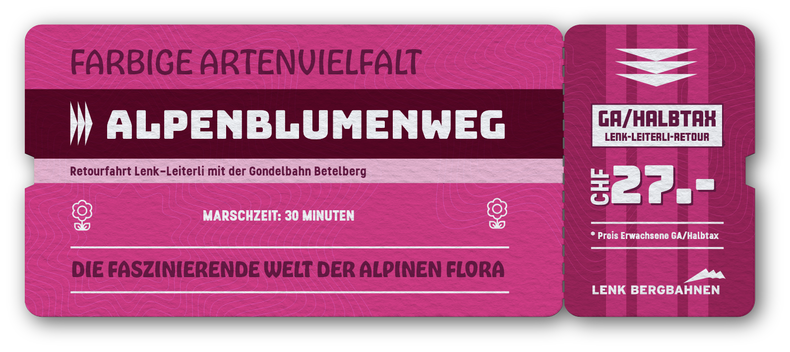 Ticket Alpenblumenweg Betelberg